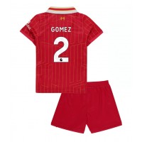 Liverpool Joe Gomez #2 Heimtrikotsatz Kinder 2024-25 Kurzarm (+ Kurze Hosen)